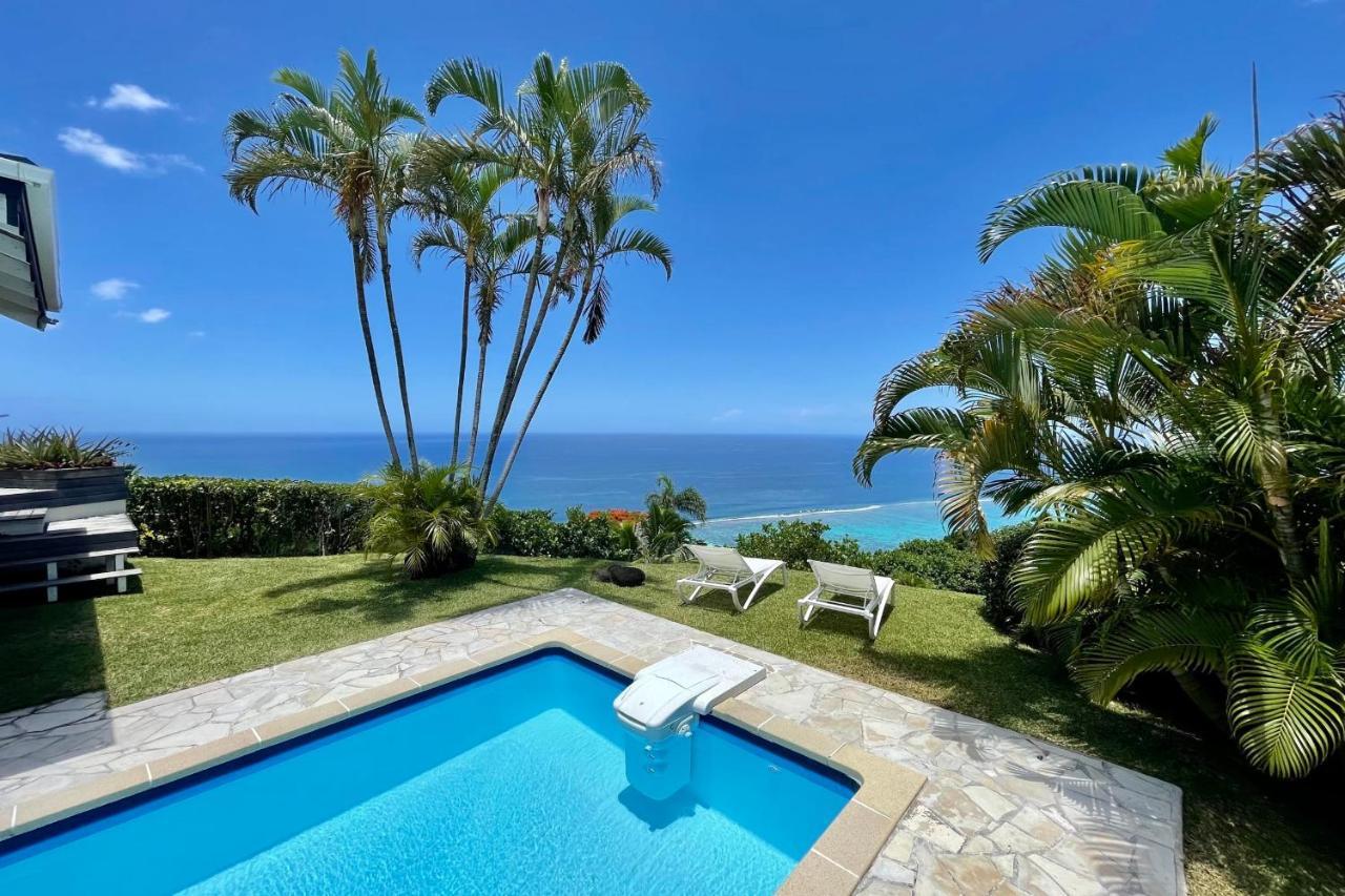 Villa Tiare Amazing View - Private Pool - 4 Bedrooms- Up To 7 Pers Punaauia  ภายนอก รูปภาพ
