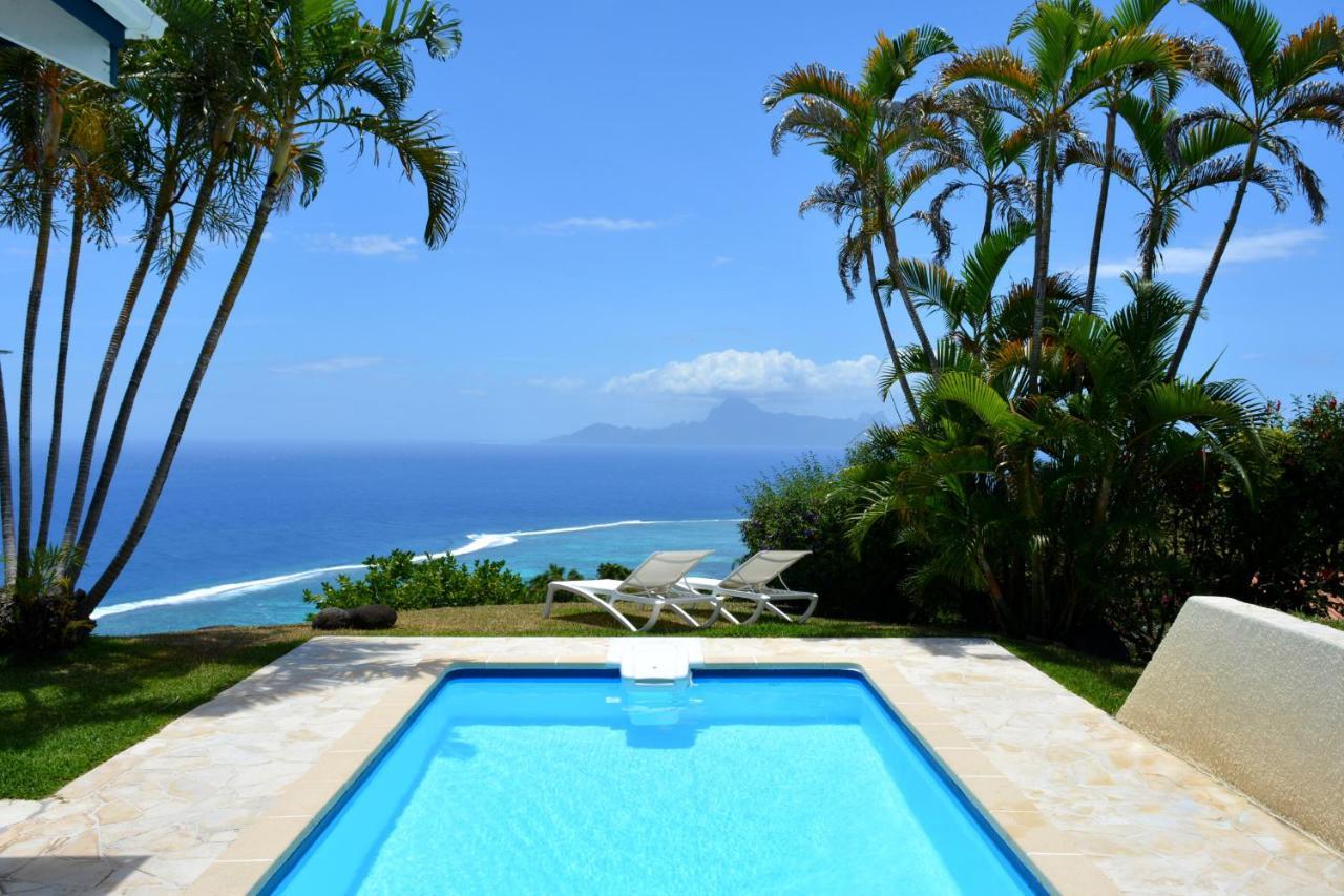 Villa Tiare Amazing View - Private Pool - 4 Bedrooms- Up To 7 Pers Punaauia  ภายนอก รูปภาพ